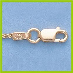 Genuine 16" 14kt Italian Gold-Yellow or White 1.1mm, Wheat Chain Gauge:030, 3gr
