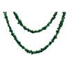 Image 2 : Natural Emerald Uncut Adventurine  Beads Necklace
