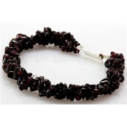 Natural Garnet Bracelet with clasp