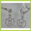 Image 2 : Genuine  0.67 ctw Diamond Earring 18KT White  Gold