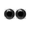 Image 1 : Genuine  Black Diamond 1.0 Ctw Earring 14Kt White Or Yellow Gold