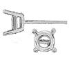 Image 2 : Genuine  Black Diamond 1.0 Ctw Earring 14Kt White Or Yellow Gold