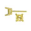 Image 3 : Genuine  Black Diamond 1.0 Ctw Earring 14Kt White Or Yellow Gold