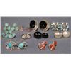 Image 1 : TEN PAIRS OF NAVAJO EARRINGS