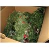 Image 1 : BOX OF CHRISTMAS DECORATIONS {print sequence:} 335