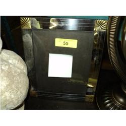 PICTURE FRAME, BRASS & CHROME