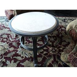 PATIO END TABLE, ROUND {print sequence:} 373