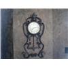 Image 1 : WROUGHT IRON WALL CLOCK {print sequence:} 377