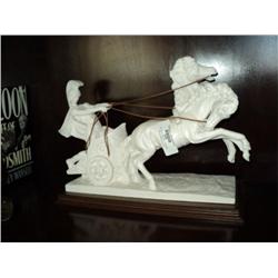 ITALIAN STATUE FIGURINE, "ALEXANDER THE GREAT" {print sequence:} 88