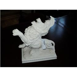GLADIATOR LION FIGURINE, A. SANTINI {print sequence:} 95