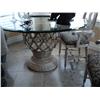 Image 1 : TABLE, GLASS TOP, BASKET BASE, HEAVY {print sequence:} 229