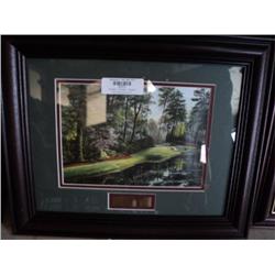 PRINT OF 12TH HOLE AT AUGUSTA {print sequence:} 375