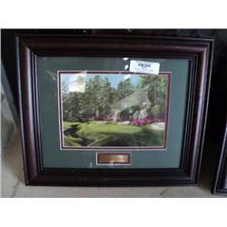 PRINT OF 13TH HOLE AT AUGUSTA {print sequence:} 374
