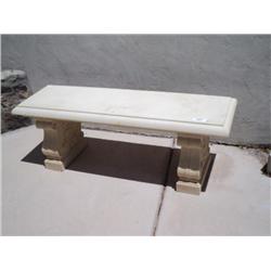 BENCH, CEMENT {print sequence:} 243