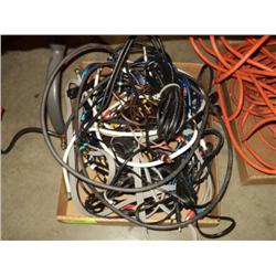 ASSORTED AUDIO VIDEO CABLES, CORDS