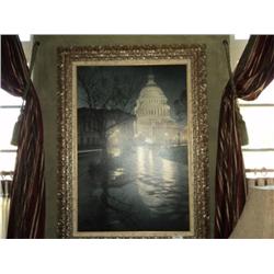 LIBERTY'S LIGHT, WASHINGTON DC CAPITAL DOME, ROD CHASE, 108 / 150, SIGNED & NUMBERED {print sequence