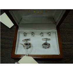 D. FINE SILVER SET CUFF LINKS