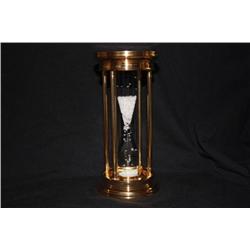 DE BEER'S DIAMOND HOUR GLASS, 24K GOLD PLATE INSURANCE APPRAISAL: $ 7,936.00