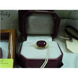 7.80 CT RUBY TOP QUALITY RING {print sequence:} 41