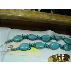 TURQUOISE NECKLACE {print sequence:} 28