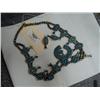 Image 1 : TURQUOISE SEOWAQSEOW NECKLACE W/EARRINGS {print sequence:} 38