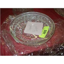 SIGNED TAYLOR CUT GLASS BOWL 7 1/2" {print sequence:} 21