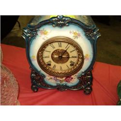 BLUE ROYAL ENGLAND ENAMEL PAINTED FLOWER {print sequence:} 26