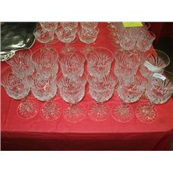 CUT GLASS STEMWARE ***12 TIMES THE MONEY***