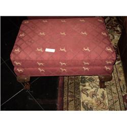 FOOTSTOOL, ETHAN ALLEN {print sequence:} 125