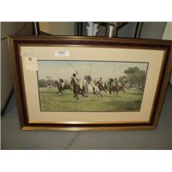 PRINT OF POLO MATCH {print sequence:} 343