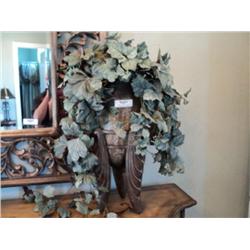 PLANT STAND W/ SILK PLANT {print sequence:} 153