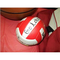 JEANNE FAIRCHILD SIGNED VOLLEYBALL {print sequence:} 200