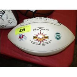 DOUG VAUGHN PERSONALIZED FOOTBALL {print sequence:} 200