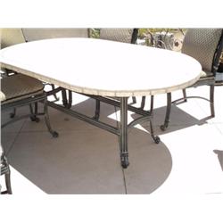PATIO TABLE, OBLONG {print sequence:} 244