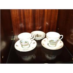 CUPS & SAUCERS, STAFFORDSHIRE {print sequence:} 140
