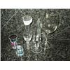 Image 1 : STEMS, VASE, SHOT GLASS, CRYSTAL {print sequence:} 182