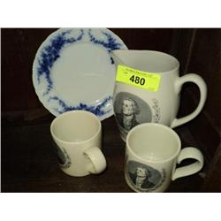 THOMAS JEFFERSON QUOTE MUGS & PITCHER ***3 TIMES THE MONEY**