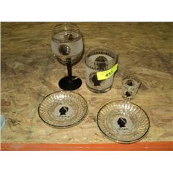 CAESAR'S PALACE GLASS SET ***5 TIMES THE MONEY***