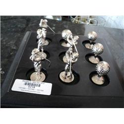 TIC-TAC-TOE GAME, GOLF PIECES {print sequence:} 258