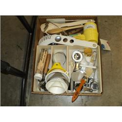 BOX OF MISC KITCHEN UTENSILS {print sequence:} 218