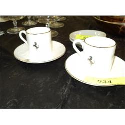 FERRARI TEA CUPS ***2 TIMES THE MONEY***