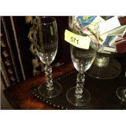 PETROLEUM CLUB STEMWARE ***2 TIMES THE MONEY***
