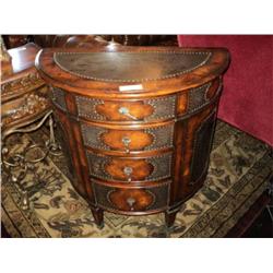 CHEST, METAL INLAY TOP, 4 DRAWER {print sequence:} 121