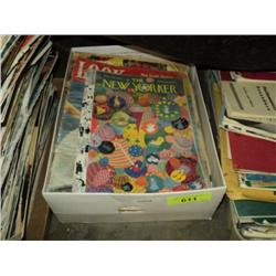 BOX OF OLD "NEW YORKER"