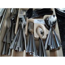 LOT OF ASSORTED FLATWARE {print sequence:} 188