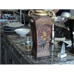 VASE W/ 2 HANDLES, DECORATIVE {print sequence:} 213