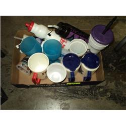 BOX OF PLASTIC CUPS, ALL STAR