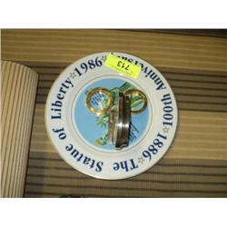 STATUE OF LIBERTY COMMEMORATIVE PLATE
