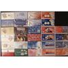 Image 1 : 20 UNC US Mint Sets 1987-2006-P, D Sealed, In Envelopes