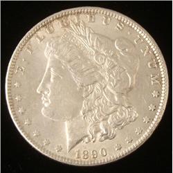 Very High Grade 1890 Morgan Silver Dollar -Great Coin